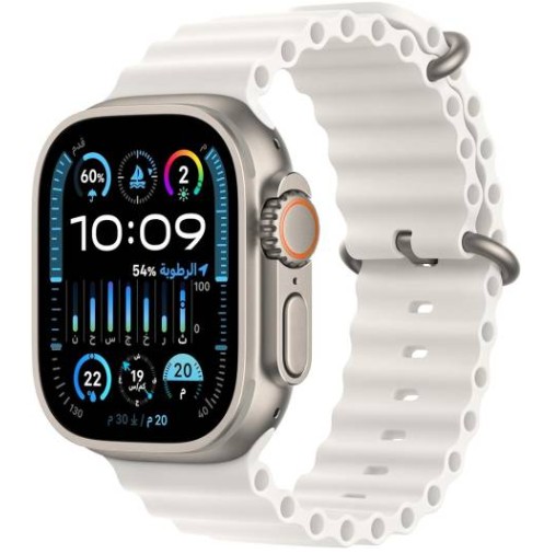 Apple Watch Ultra 2 GPS + Cellular, 49mm White Ocean Band